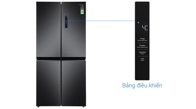 Tủ lạnh Samsung Inverter 488 lít Multi Door RF48A4000B4/SV