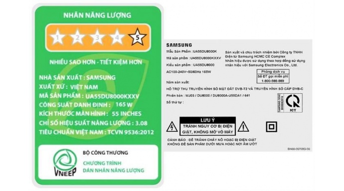 Smart Tivi Crystal UHD Samsung 4K 55 inch UA55DU8000