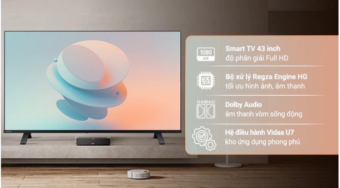 Smart Tivi Toshiba FHD 43 inch 43V31MP