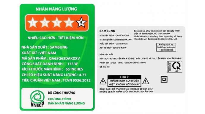 Smart Tivi QLED Samsung 4K 65 inch QA65Q65D
