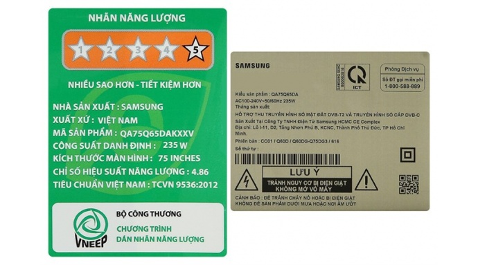Smart Tivi QLED Samsung 4K 75 inch QA75Q65D