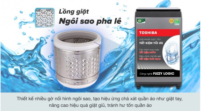 Máy giặt Toshiba 7 Kg AW-L805AV (SG)