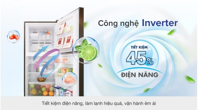 Tủ lạnh Toshiba Inverter 180 lít GR-B22VU UKG