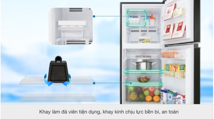 Tủ lạnh Toshiba Inverter 180 lít GR-B22VU UKG