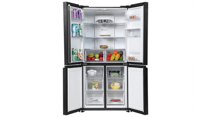 Tủ lạnh Aqua Inverter 469 lít Multi Door AQR-M536XA(WGB)