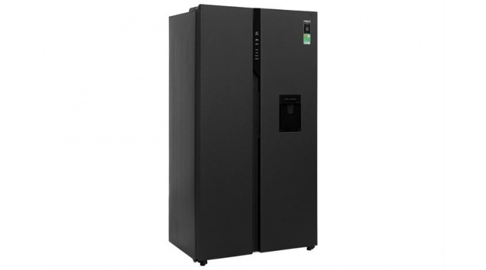 Tủ lạnh Aqua Inverter 550 lít Side By Side AQR-S612XA(WCB)