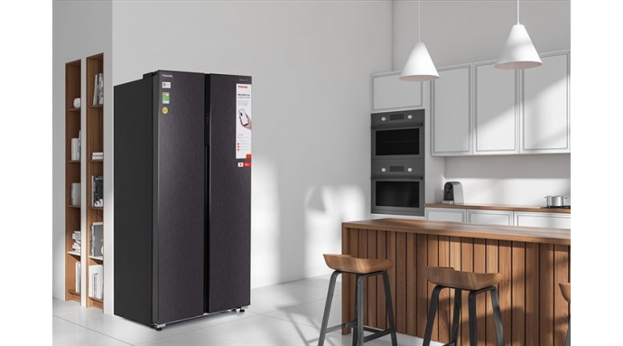 Tủ lạnh Toshiba Inverter 460 lít Side By Side GR-RS600WI-PMV(37)-SG