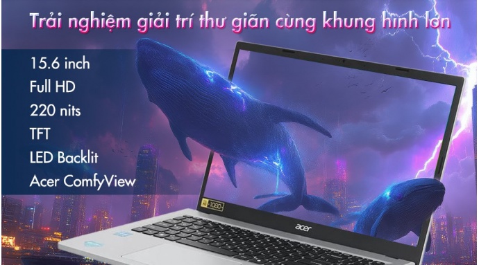 Laptop Acer Aspire Go AG15 31P 30M4 i3 N305/8GB/256GB/Win11 (NX.KRPSV.004)