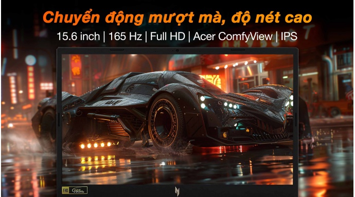 Laptop Acer Gaming Nitro V 15 ANV15 41 R2UP R5 6600H/16GB/512GB/4GB RTX2050/165Hz/Win11 (NH.QPGSV.004)