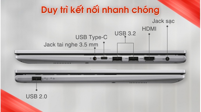 Laptop Asus Vivobook 15 X1504VA i3 1315U/8GB/512GB/Win11 (NJ1634W)