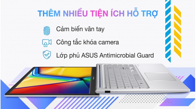 Laptop Asus Vivobook 15 X1504VA i5 1334U/16GB/512GB/OfficeHS24+365/Win11 (BQ2225WS)