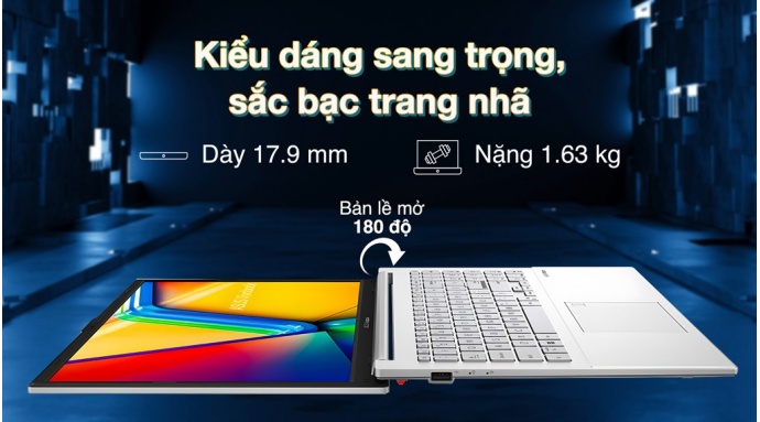 Laptop Asus Vivobook Go 15 E1504FA R5 7520U/16GB/512GB/Win11 (NJ776W)