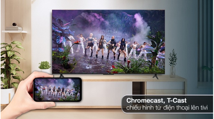 Google Tivi TCL AI 4K 55 inch 55P635