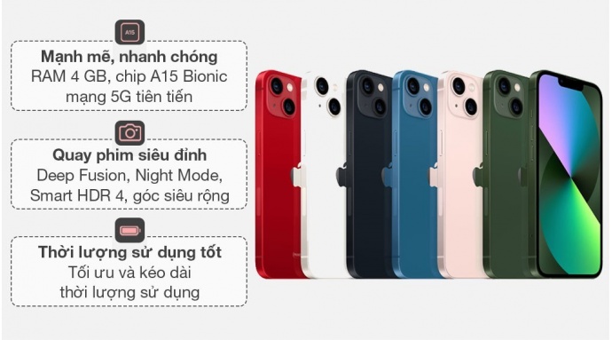 Điện thoại iPhone 13 128GB