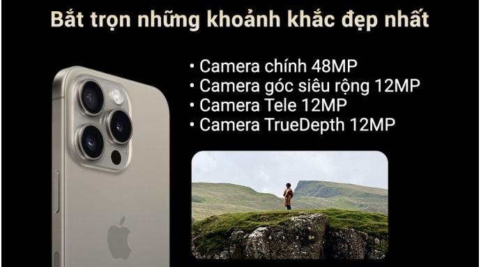 Điện thoại iPhone 15 Pro Max 256GB