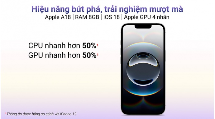 Điện thoại iPhone 16e 128GB