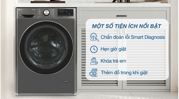 Máy giặt LG AI DD Inverter 12 kg FV1412S3B