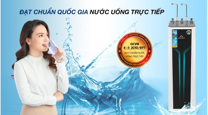 Máy lọc nước RO nóng nguội lạnh Hòa Phát HWBS3A 1021 10 lõi