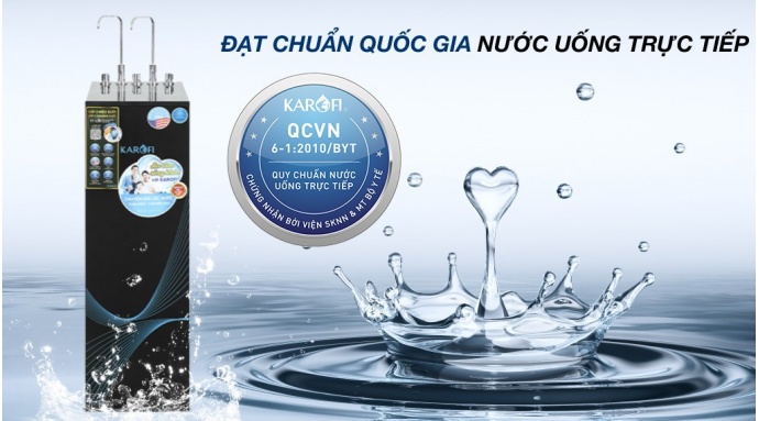Máy lọc nước RO nóng nguội lạnh Karofi KAD-X56 11 lõi