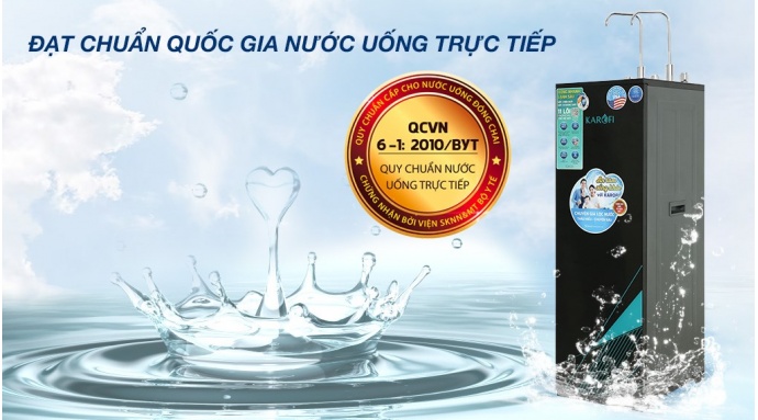 Máy lọc nước RO nóng nguội lạnh Karofi KAD-X58 11 lõi