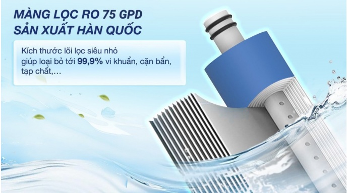 Máy lọc nước RO nóng nguội lạnh Sunhouse UltraPURE SHA76623KL 11 lõi