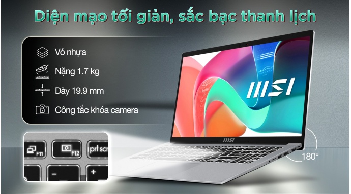 Laptop MSI Modern 15 F13MG i5 1335U/16GB/512GB/Win11 (082VN)