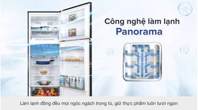 Tủ lạnh Panasonic Inverter 405 lít NR-TX461GPKV