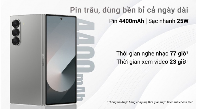 Điện thoại Samsung Galaxy Z Fold6 5G 12GB/256GB