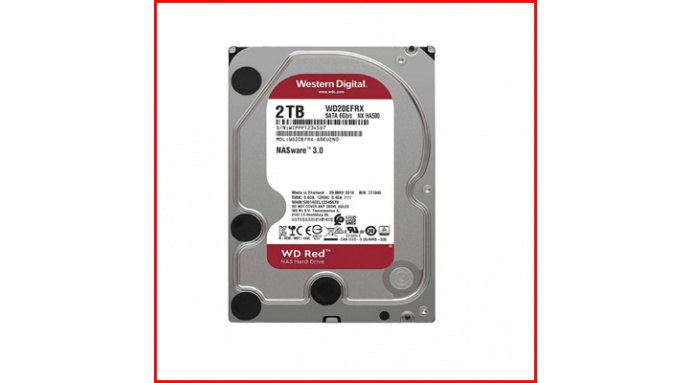 ổ cứng HDD NAS WD Red 2TB Sata3 5400rpm (WD20EFAX)