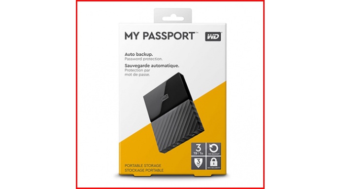 Ổ cứng di động HDD Western Digital My Passport 3TB 2.5