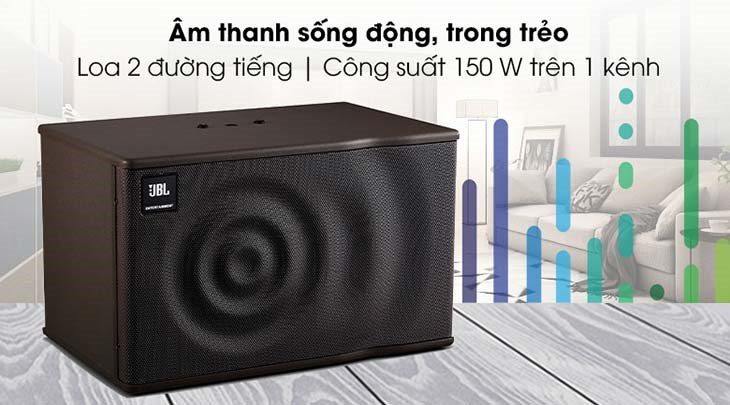 âm thanh mạnh mẽ sống động của loa JBL