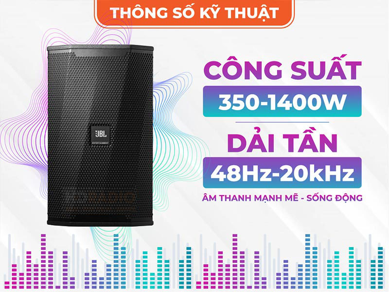 dải tần của loa jbl kps2