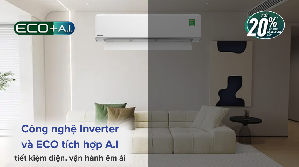 Máy lạnh Panasonic Inverter 2 HP CU/CS-XU18ZKH-8- công nghệ tiết kiệm điện