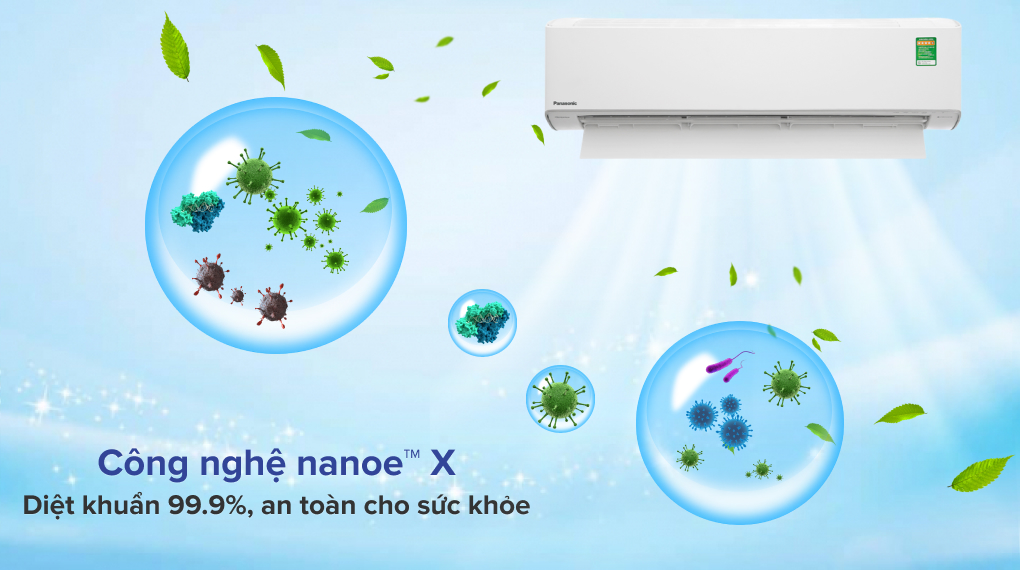 Máy lạnh Panasonic Inverter 2 HP CU/CS-XU18ZKH-8- công nghệ lọc không khí